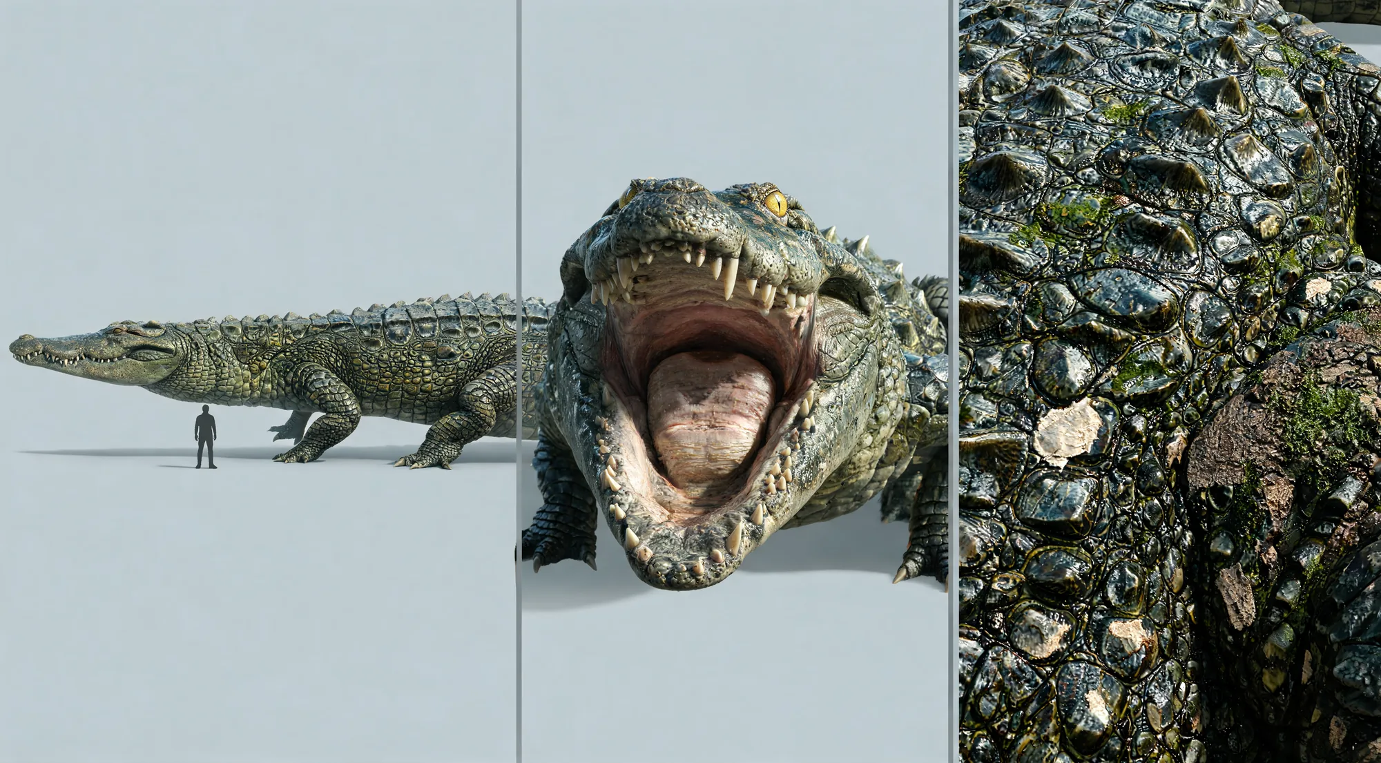 Crocodile creature reference sheet