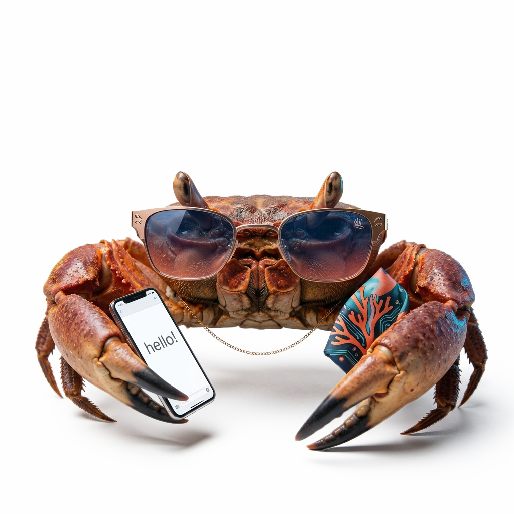 Crab mascot